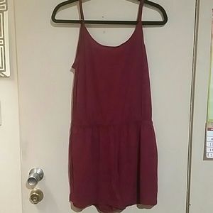 Maroon romper